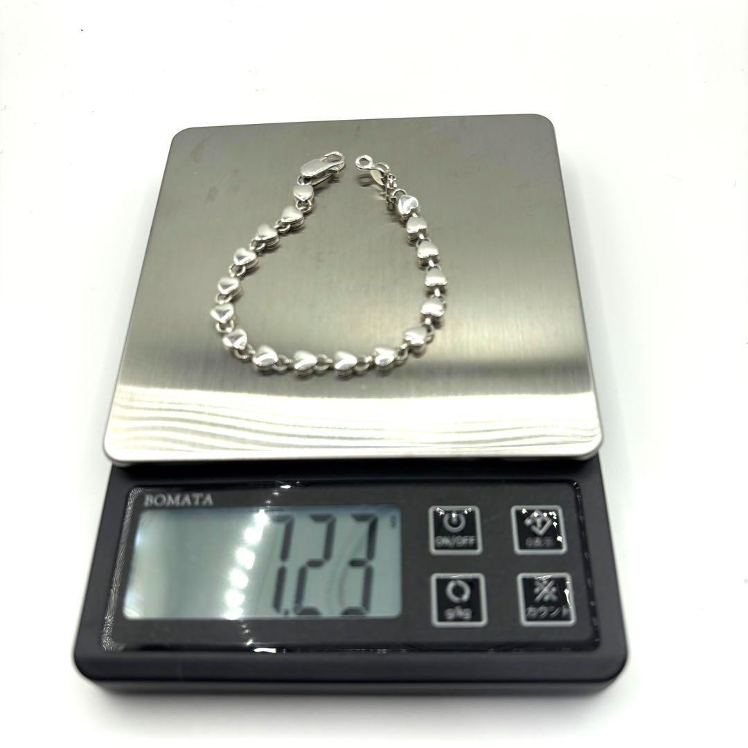 TIFFANY&Co.【美品】パフハートブレスレット　SV925 ヴィンテージ