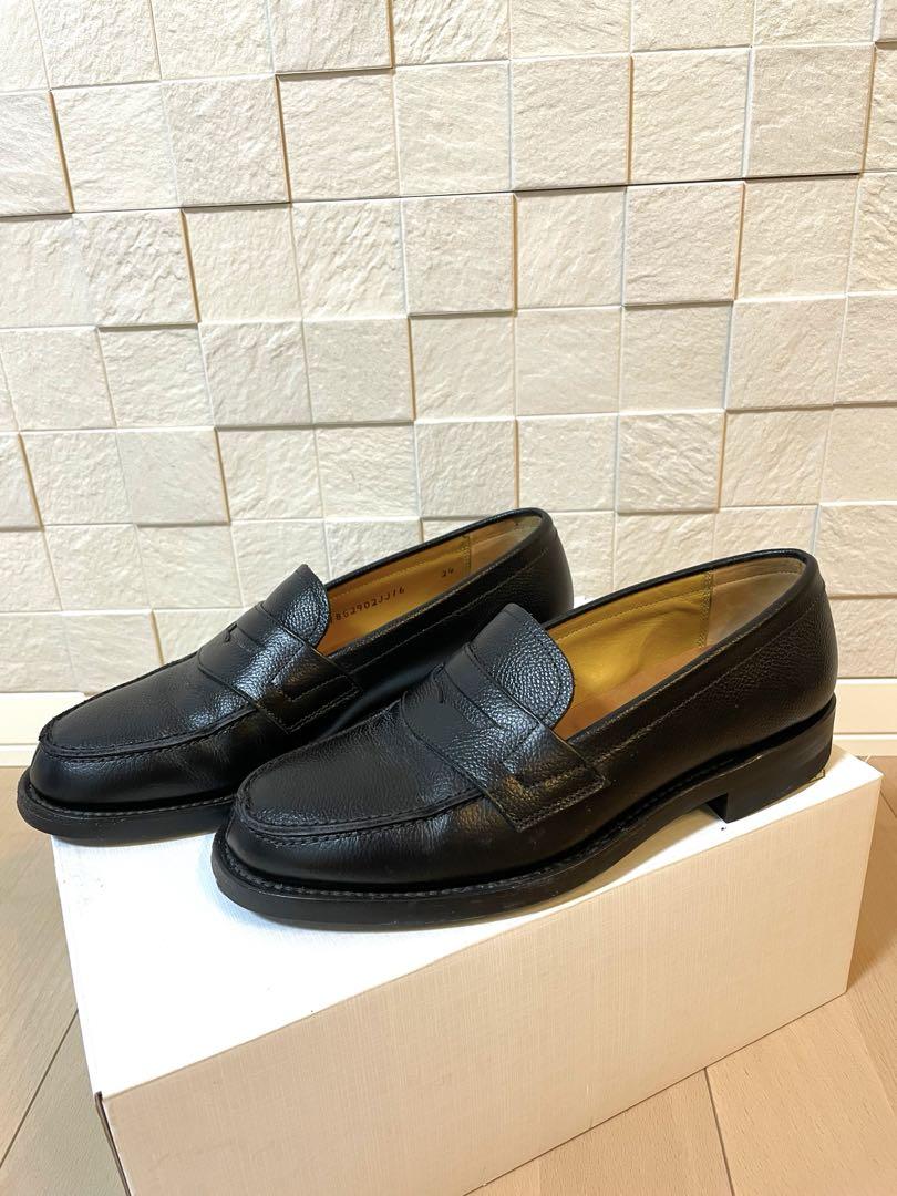 【新品・未使用】REGAL ブラックレザー ローファー フリンジ付き REGAL ブラック レザー ローファー【24EE】超美品 リーガル型