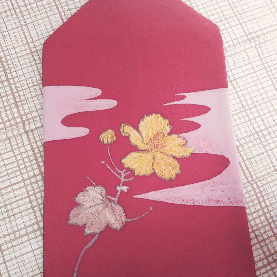 にいかがで▽ 再値下げ中 長尺 芙蓉の花 手描き 新品未使用 HMzN2-m16180330773 名古屋帯 塩瀬の帯 手丈長め ▷カテゴリー