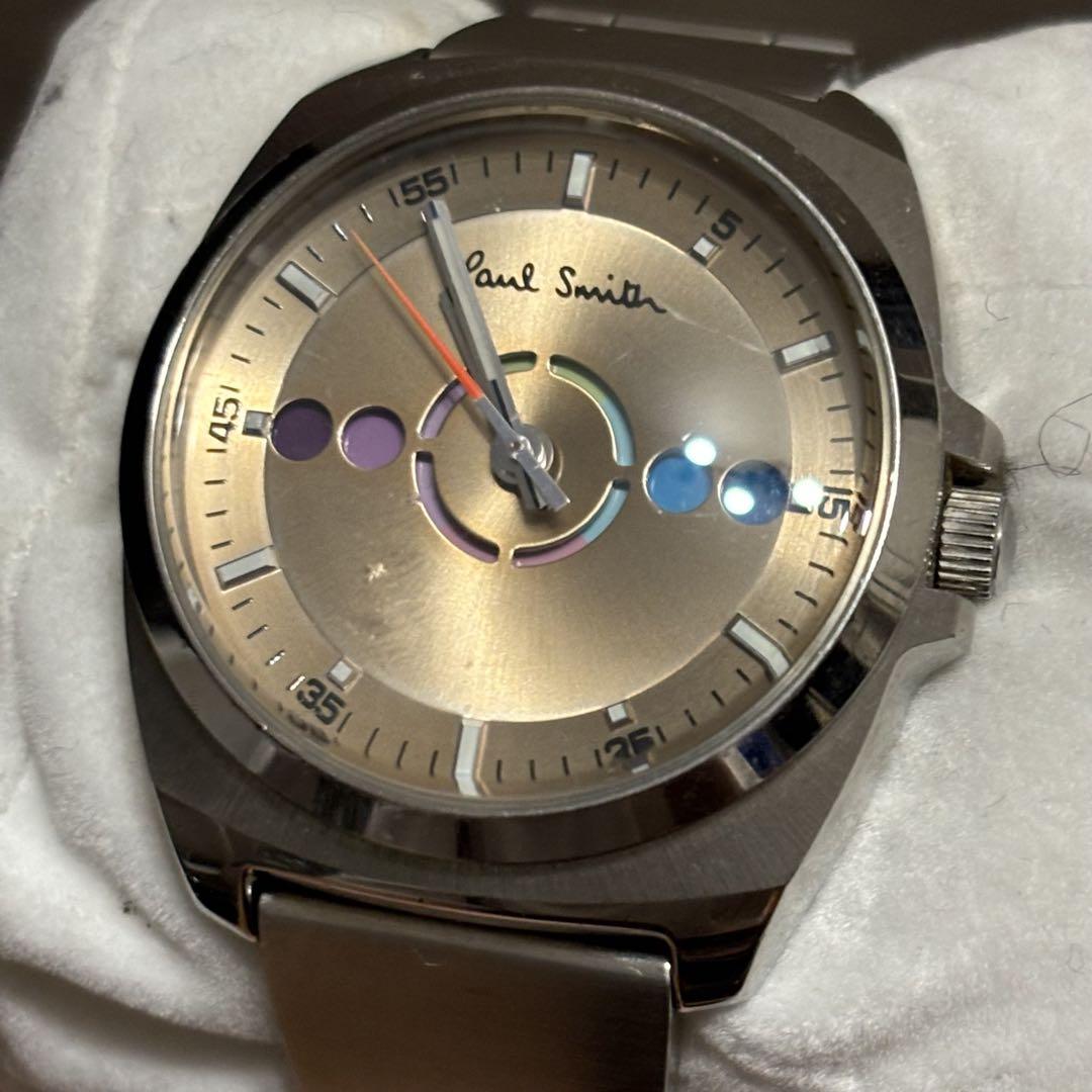 Paul Smith ポールスミス クォーツ 腕時計 シルバー メンズ