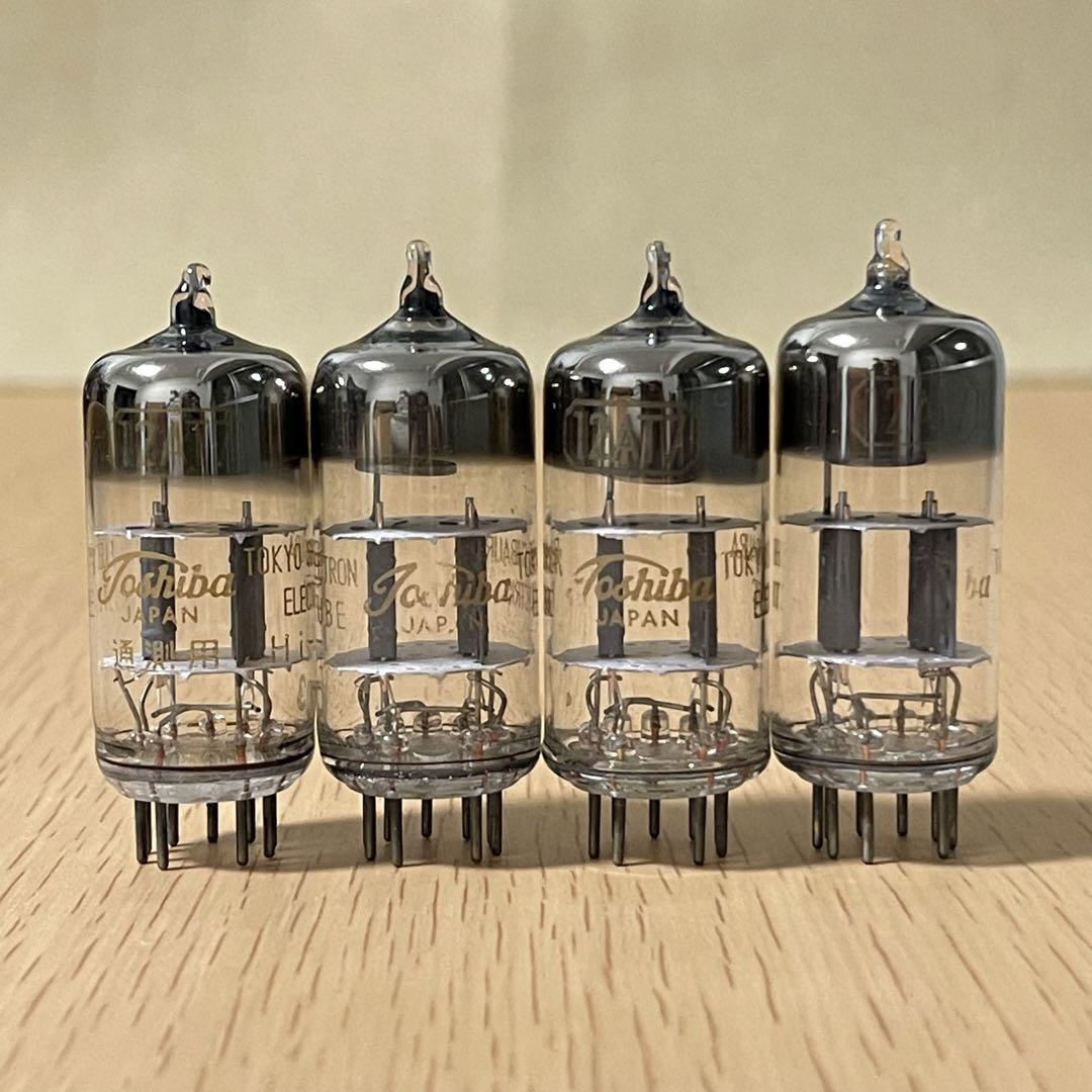 真空管　12AT7 / ECC81 東芝　4本