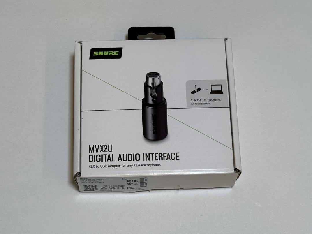 ［匿名配送 美品］SHURE MVX2U小型デジタルオーディオインターフェース SHURE ( シュア ) MVX2U デジタルオーディオインターフェース
