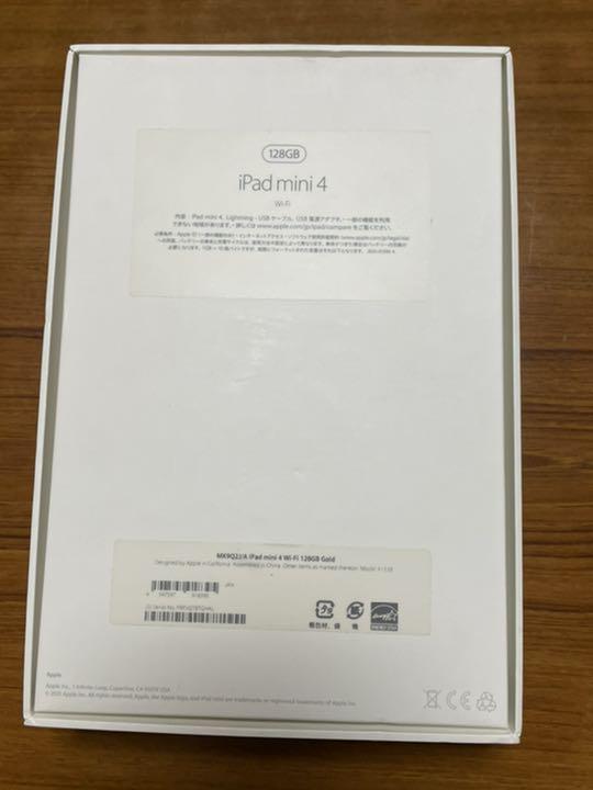 iPad ゴールド 128GB 訳あり 9jb4n-m16182752579 mini 4 Wi-Fiモデル 高評価得価