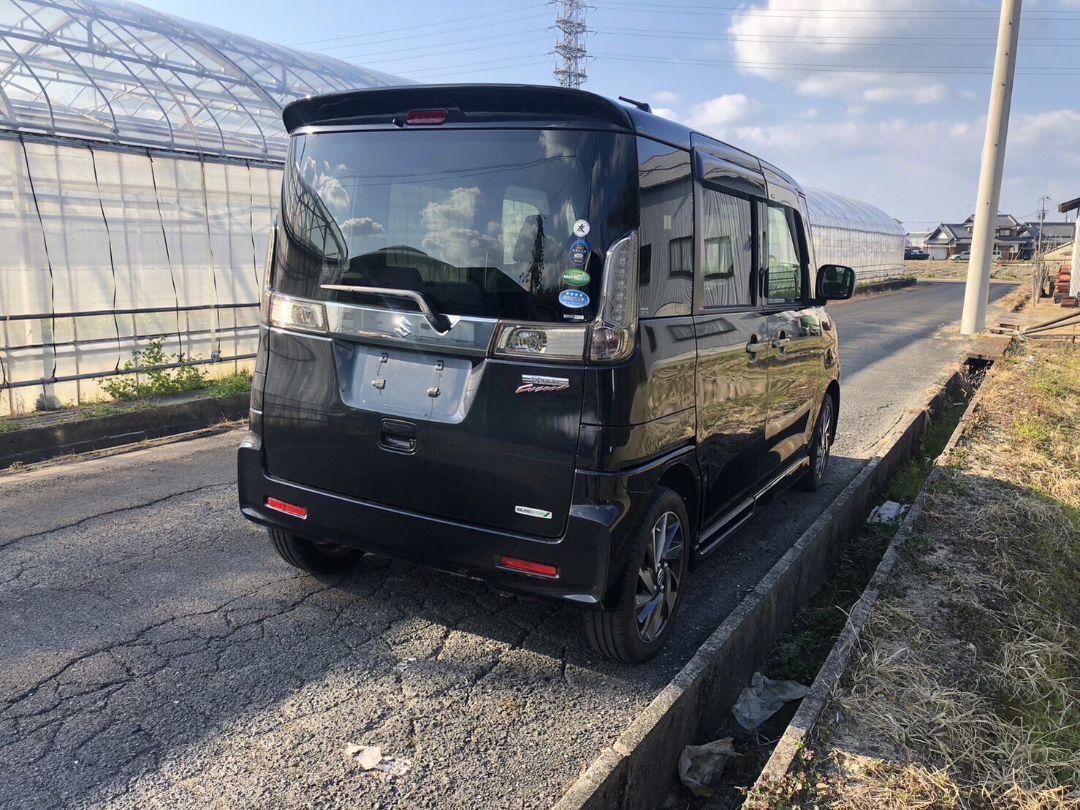 低走行　スズキ スペーシアカスタム Jスタイル　車検二年付き