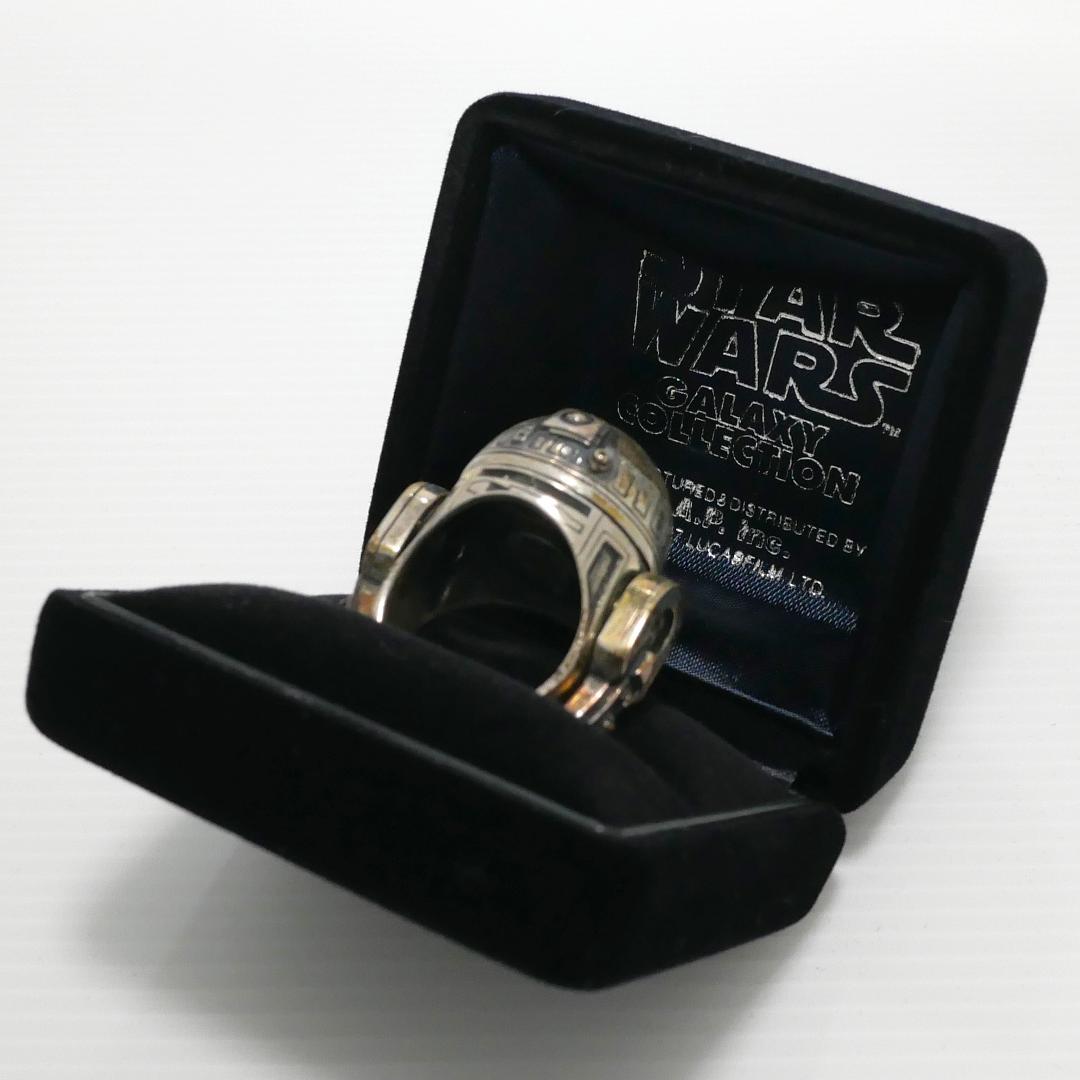 「スターウォーズ」シルバージュエリー／Ｒ２−Ｄ２　シルバーリング／ＪＡＰ工房製