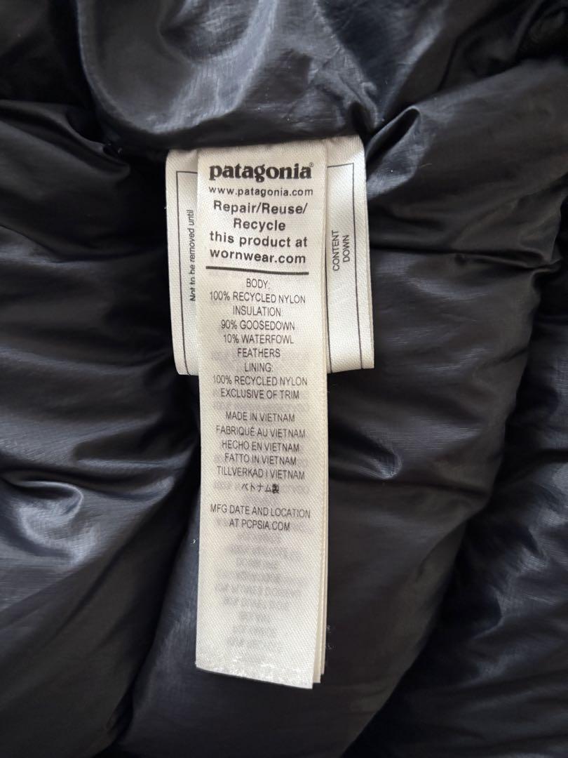 [22年秋冬] patagonia フィッツロイダウンフーディ メンズSブラック