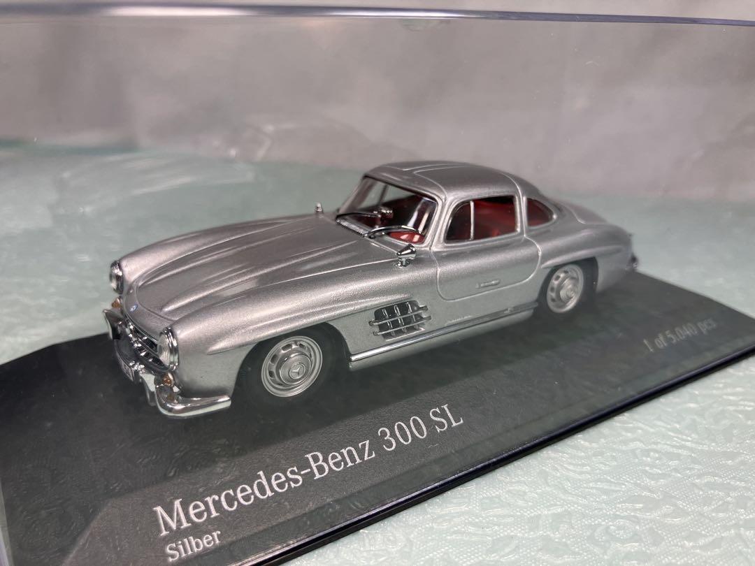 ミニチャンプス　Mercedes-Benz 300 SL 1955年　シルバー
