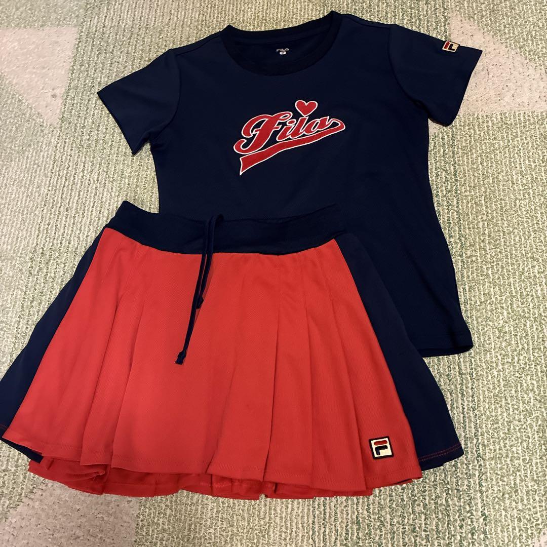 フィラ ウエアセットアップ&バイザー(シャツMスコート L)ネイビー 楽天市場】FILA フィラ ウインドブレーカー 上下 セット
