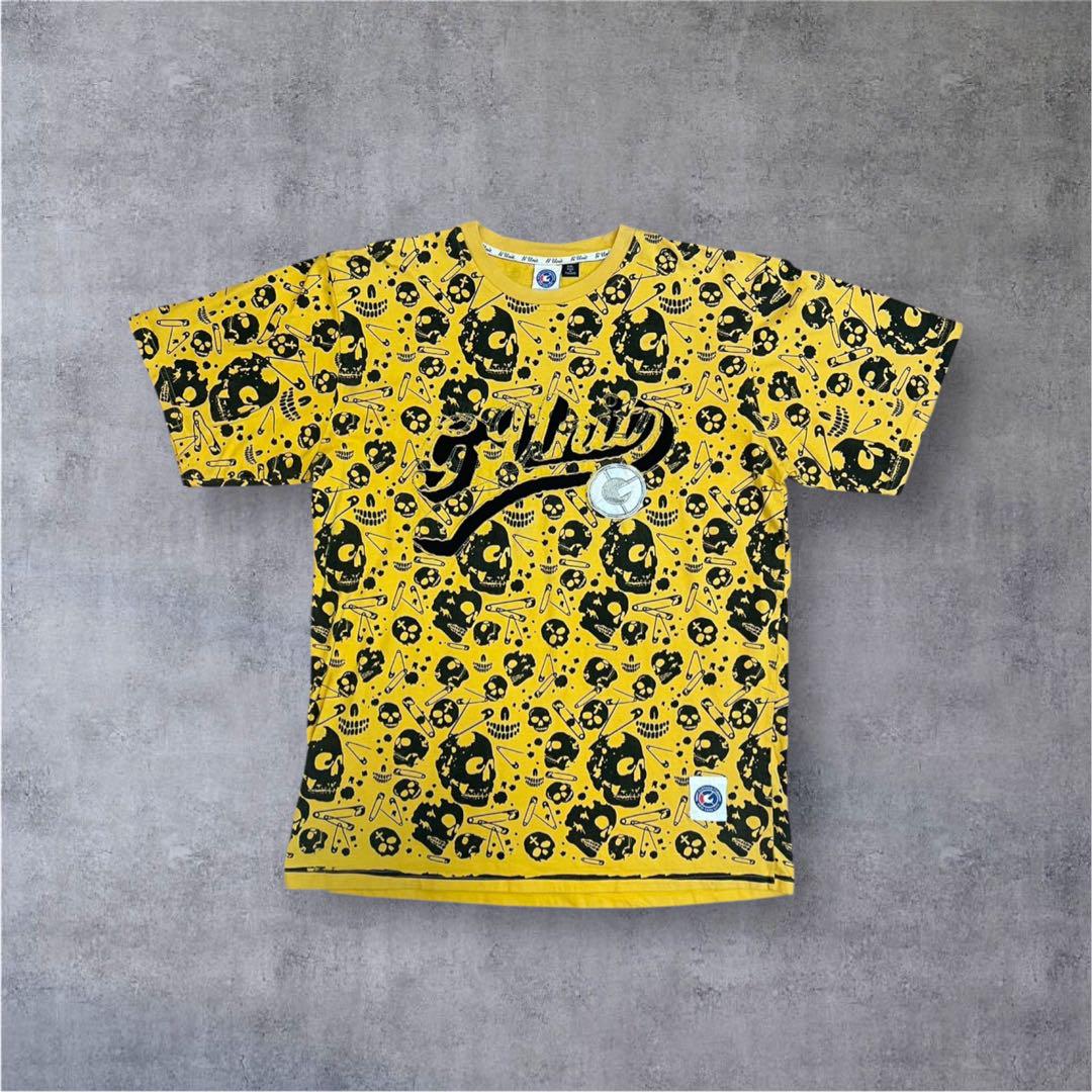 G-Unitスカル柄TシャツXXL 3L ビンテージ HIPHOPY2KラップT