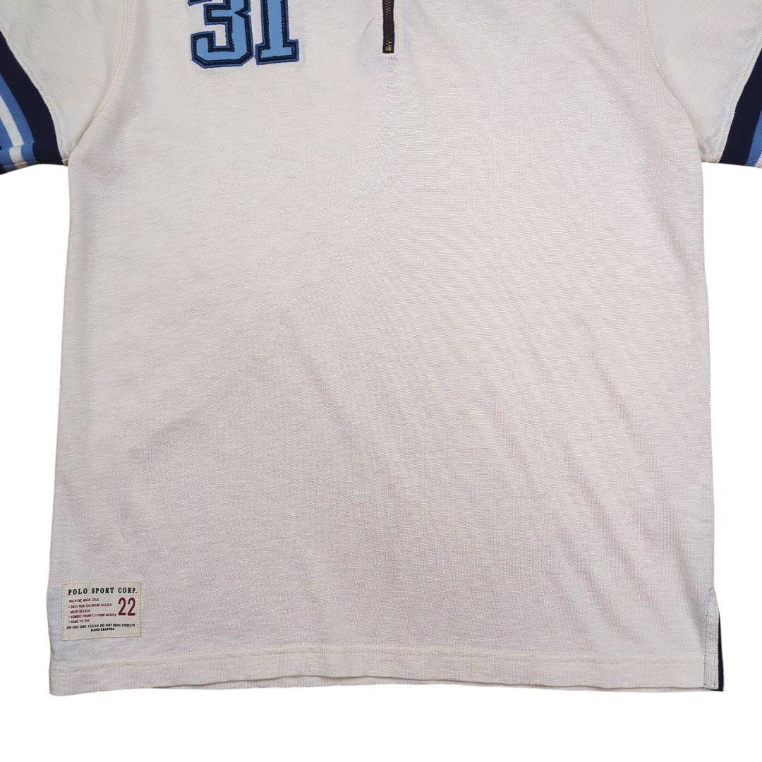 90s POLO SPORT ポロスポーツ ハーフジップ　ロンTee POLOSPORT/ポロスポーツ ハーフジップスウェット 90年代 (USED