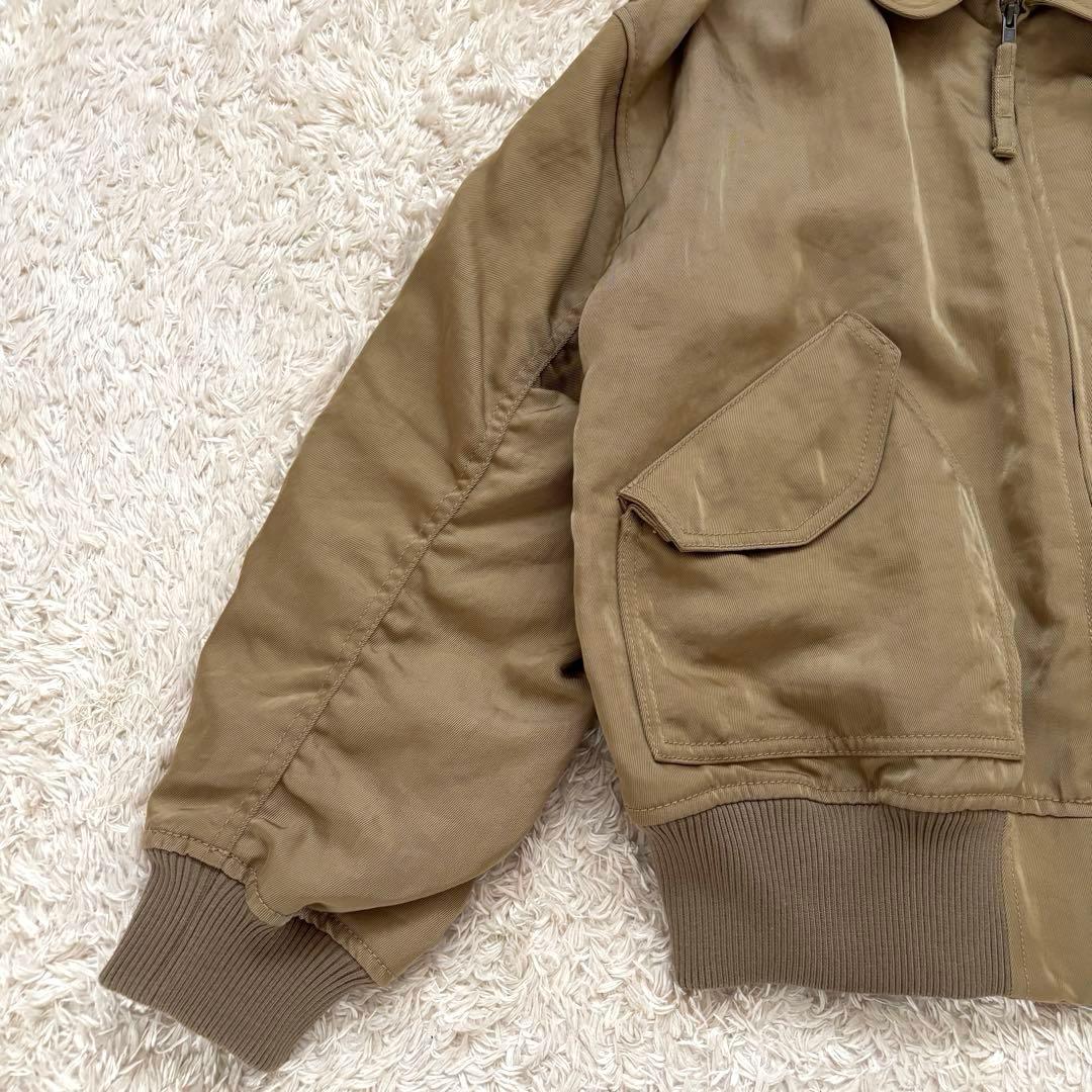 極美品✨23AW FRAMeWORK ヴィンテージナイロンフライトブルゾン 極美品✨23AW FRAMeWORK ヴィンテージナイロンフライトブルゾン