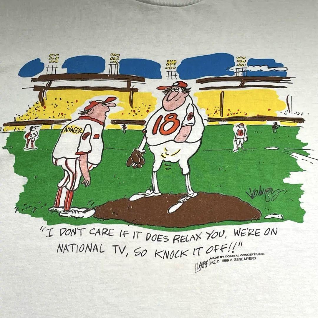 027 Vintage 80s USA baseball humour