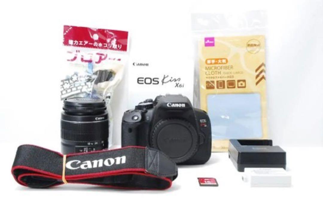 ⭐美品・動作保証⭐Canon キャノン EOS Kiss X6i レンズキット