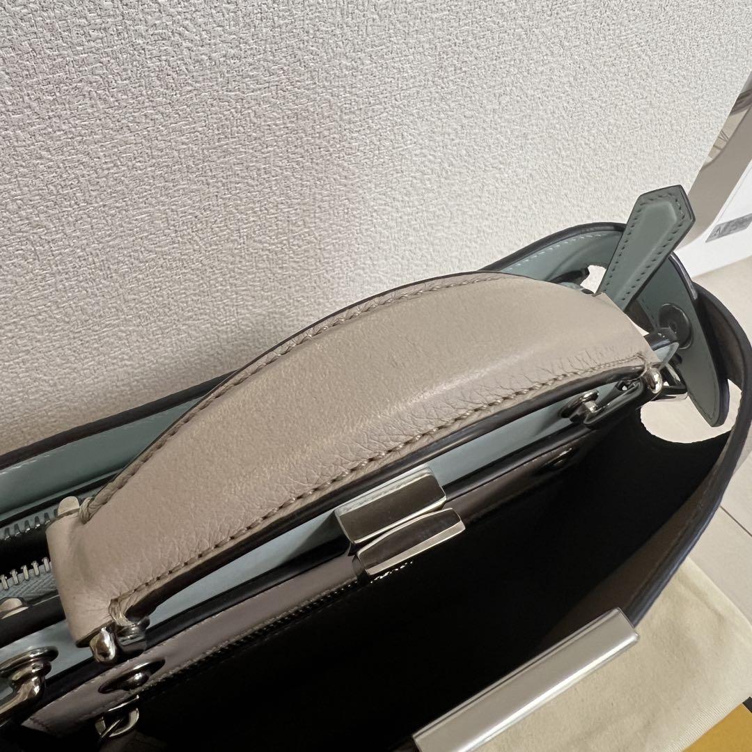 【安心鑑定】FENDI メンズ　ピーカブーISeeUスモール