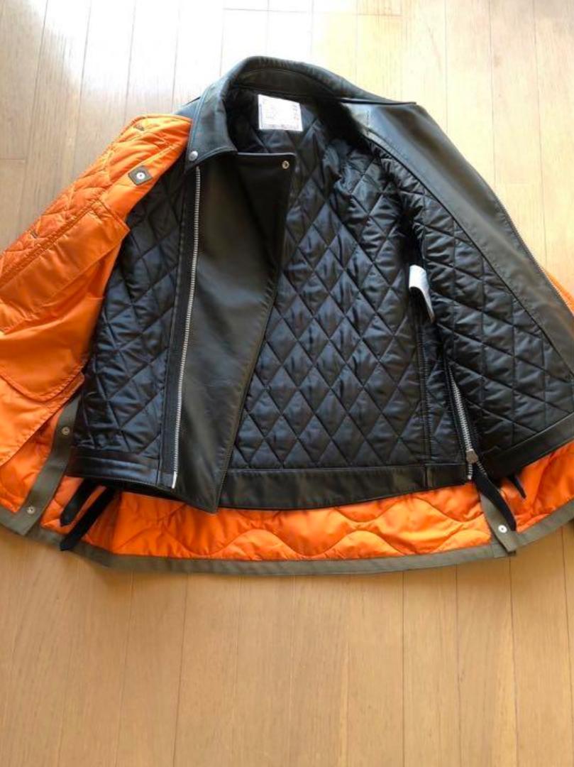 sacai ライダーズジャケット 画像5