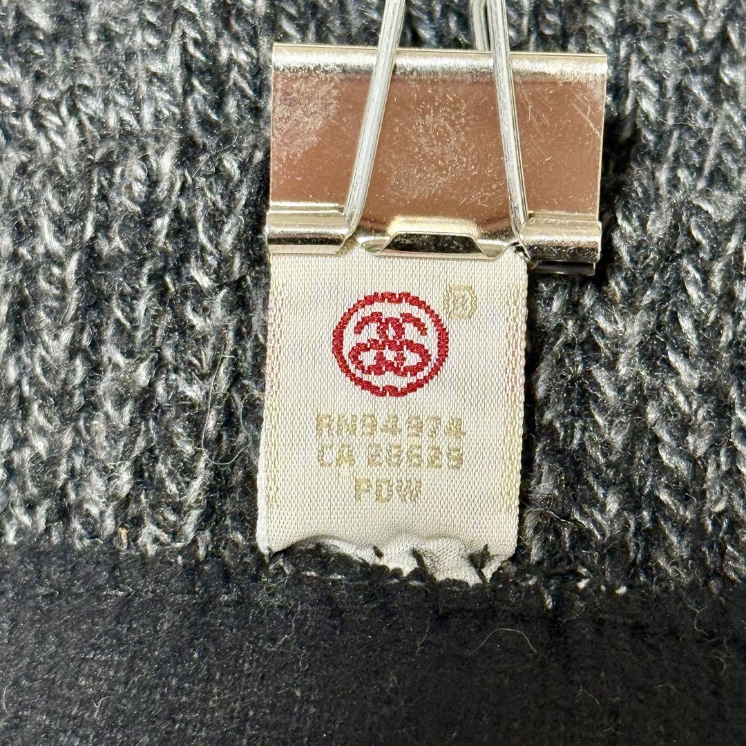 ✨極美品✨Stussy ステューシー シャネルロゴ ニット手袋 グレー