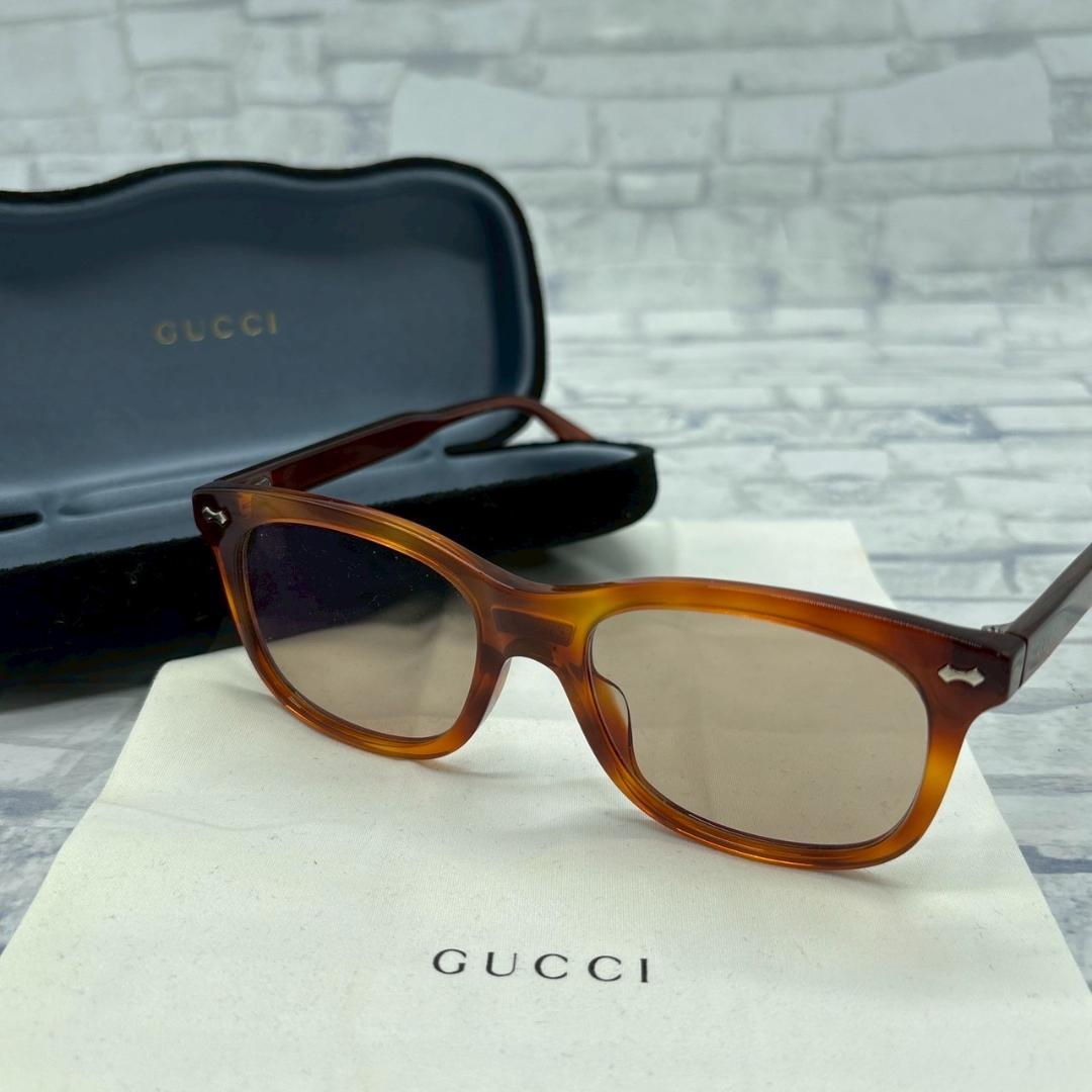 GUCCI グッチ ブラウン ウェリントン サングラス Nissy着用モデル GUCCI グッチ ブラウン ウェリントン サングラス Nissy着用