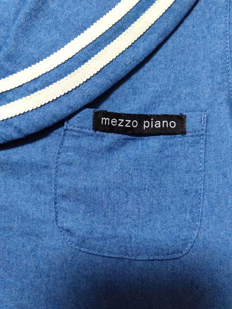 メゾピアノ　mezzo piano セーラーワンピース M (150)