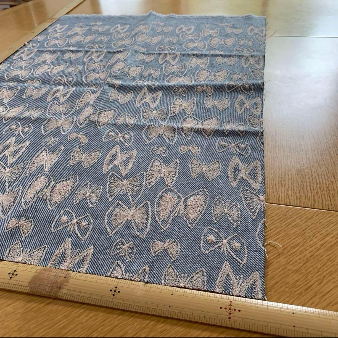 ミナペルホネン スカイフラワー 生地 はぎれ5 ミナペルホネン スカイフラワー 生地 はぎれ5