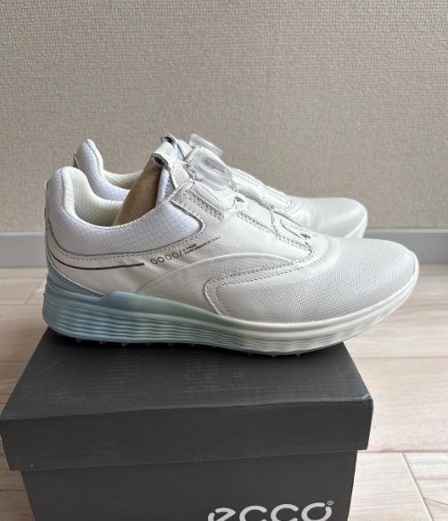 ECCO システム ホワイトシューズ スニーカー 24cm