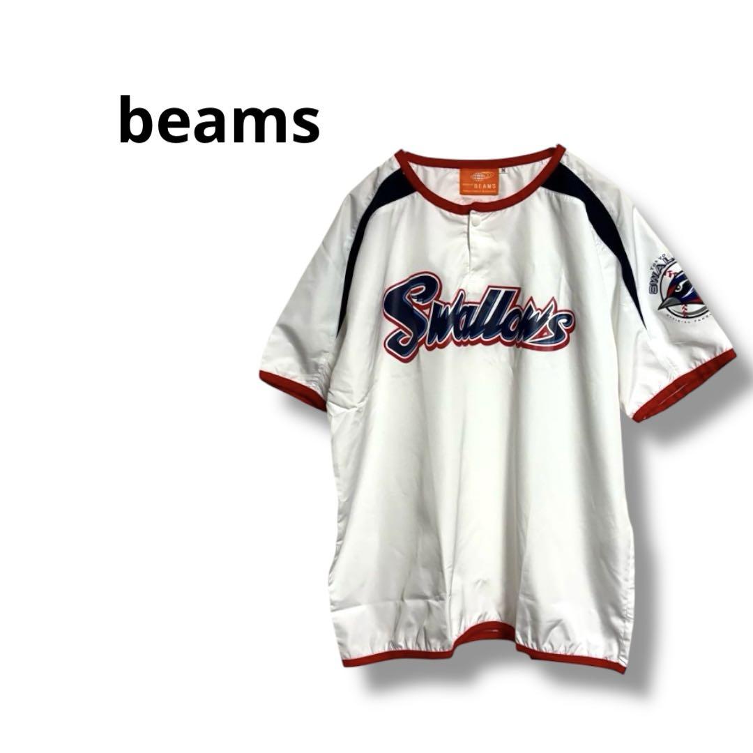 東京ヤクルトスワローズ×BEAMS　応援ユニフォームＴシャツ　フリーサイズ ビームス】東京ヤクルトスワローズ 応援ユニフォームTシャツ