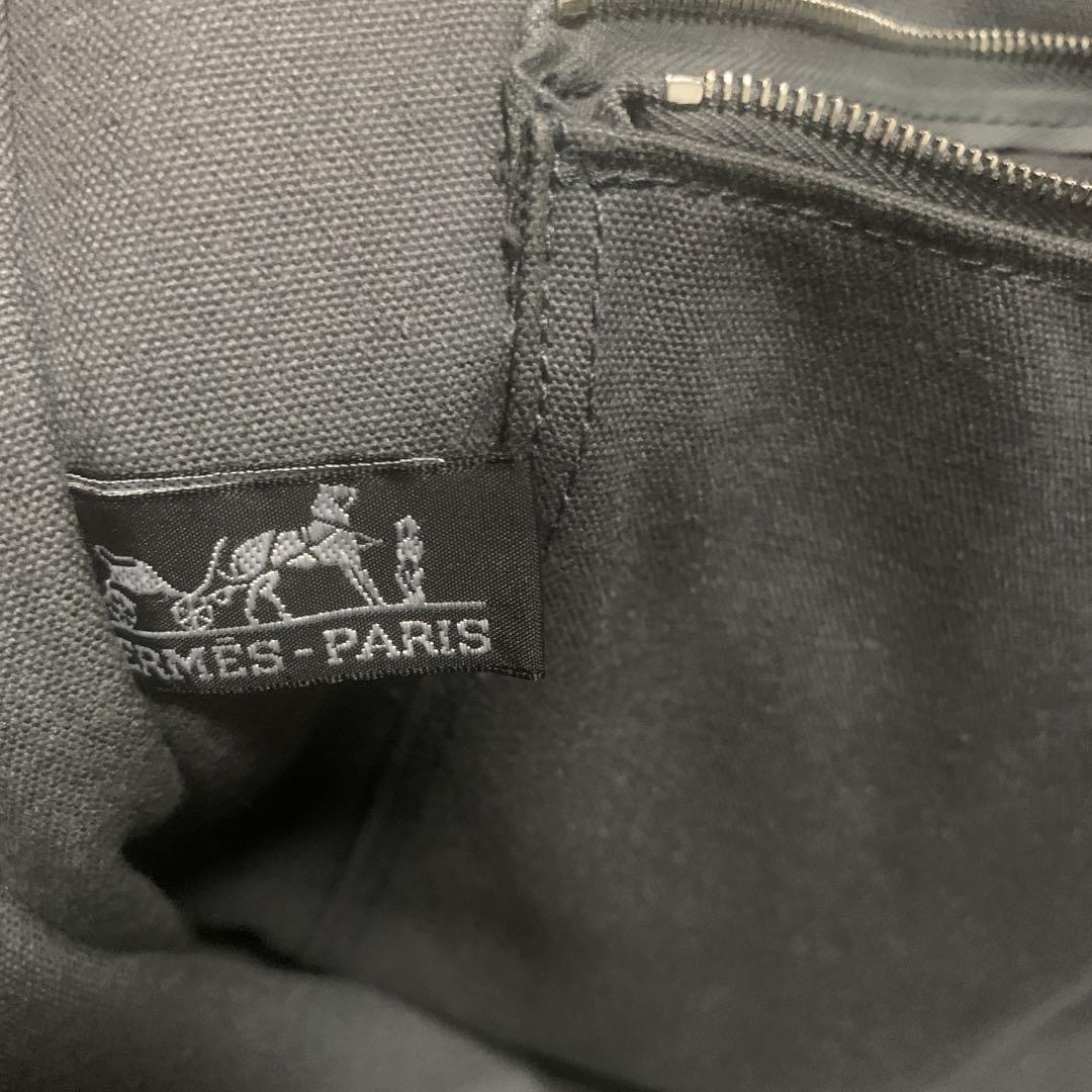 HERMES エルメス フールトゥ MM グレー キャンバス