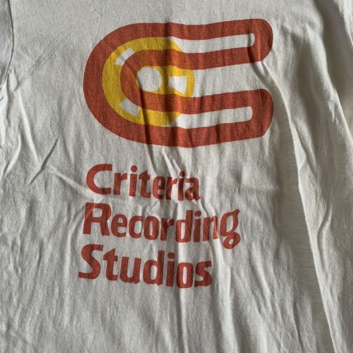 激レア vintage Criteria Recording Studios T 激レア vintage Criteria Recording Studios T 激レア vintage