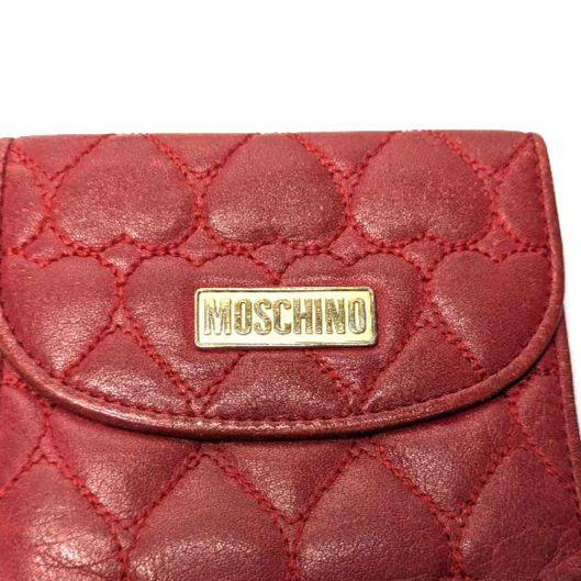 未使用★MOSCHINO モスキーノ ハート 二つ折り財布 レッド 赤 がま口 MOSCHINO（財布）のフリマアイテム一覧