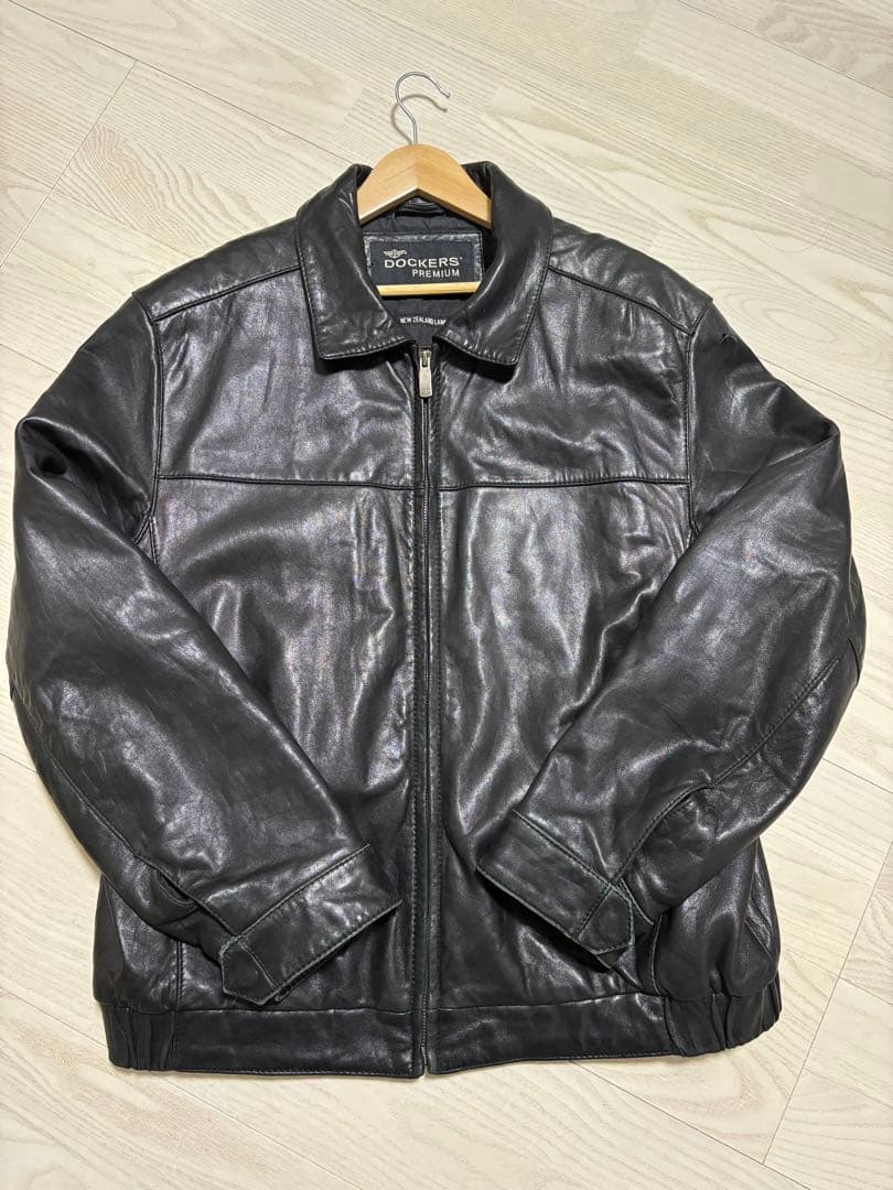 DOCKERS ラムレザージャケット Lサイズ