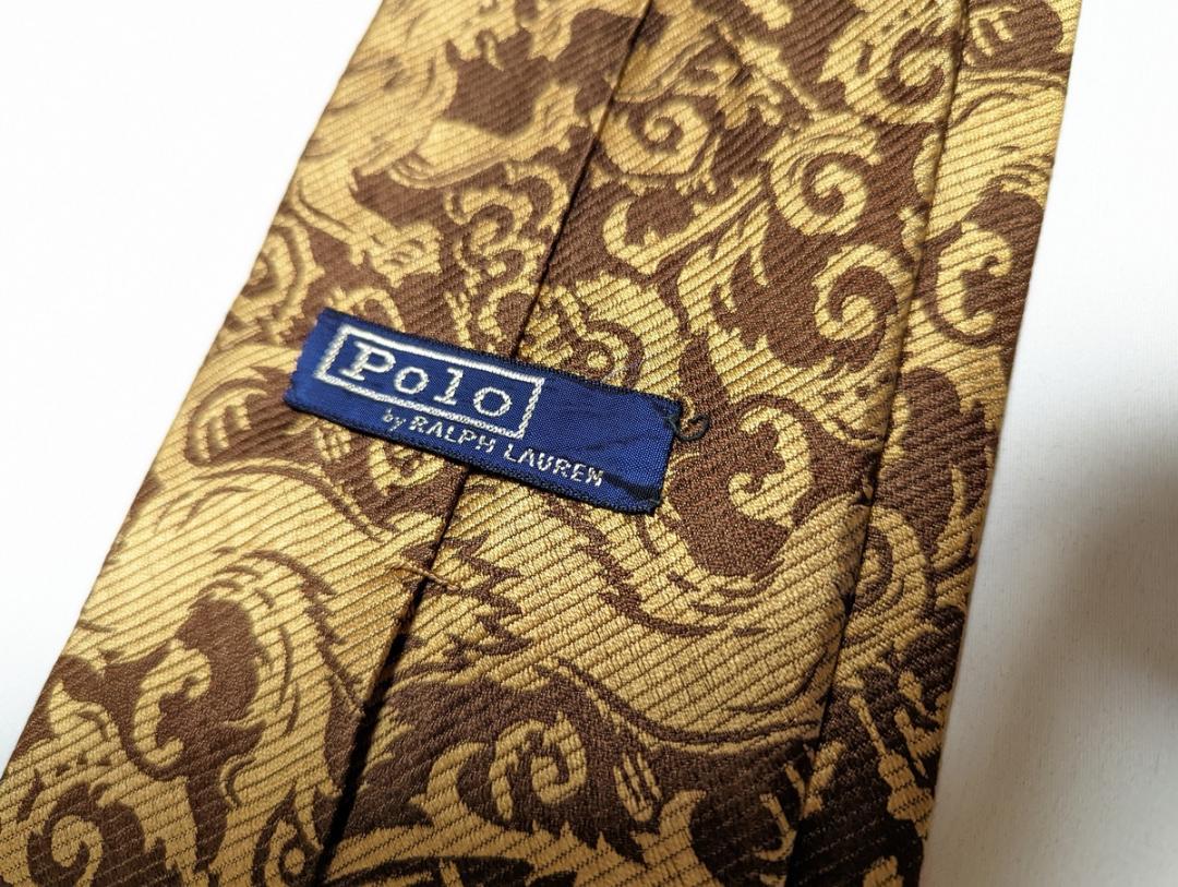 極上 Polo Ralph Lauren 最初期 ヴィンテージ シルクネクタイ elc.or.jp