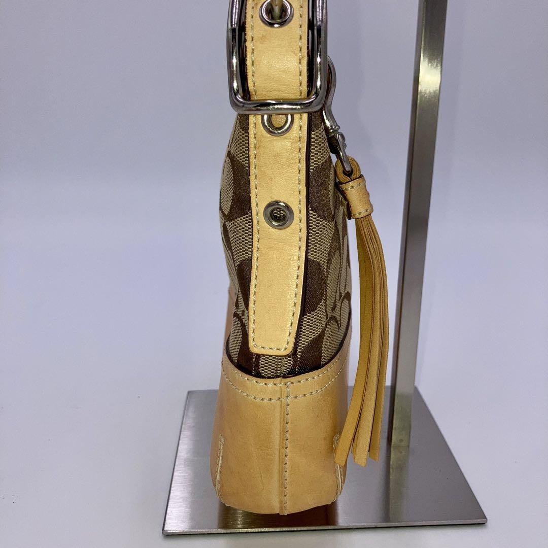 COACH コーチ ハンドバッグ アクセサリーポーチ シグネチャー 3595