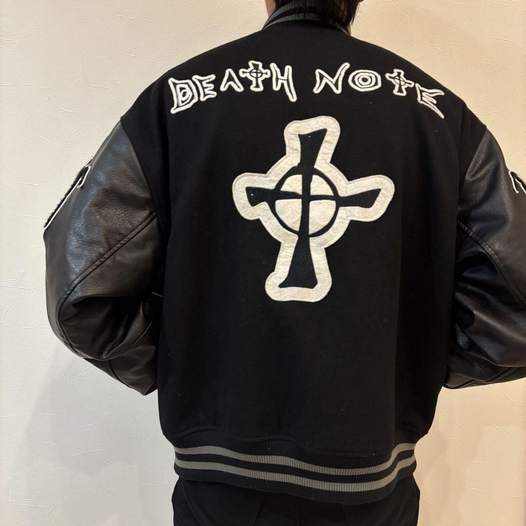 【激レア】XLARGE x DEATHNOTE VARSITY JACKET L