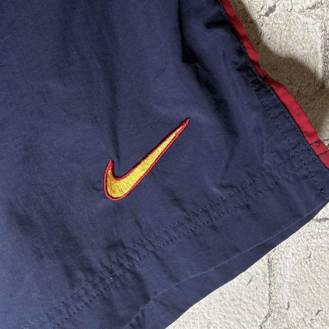 ナイキ　バルセロナ　98/99 Ｌサイズ 90s NIKE/98-99 FCバルセロナ ユニフォーム/L/ブルー×レッド