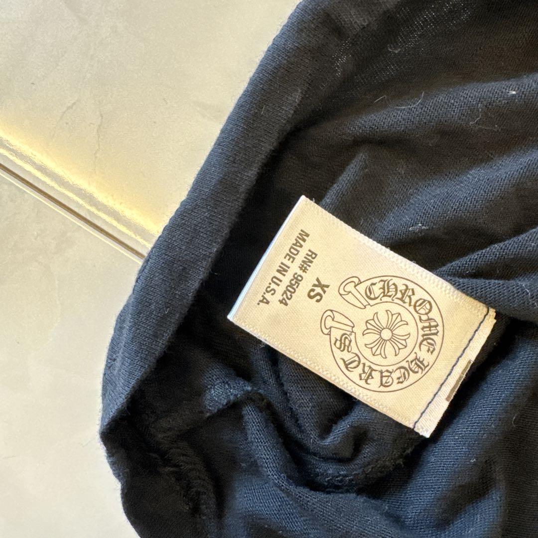 本物保証☆クロムハーツ☆レディースロゴTシャツ☆VネックXS