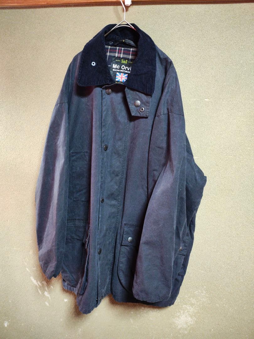 Mc Orvis オイルドジャケット Barbour バブアー ブラック - メルカリ