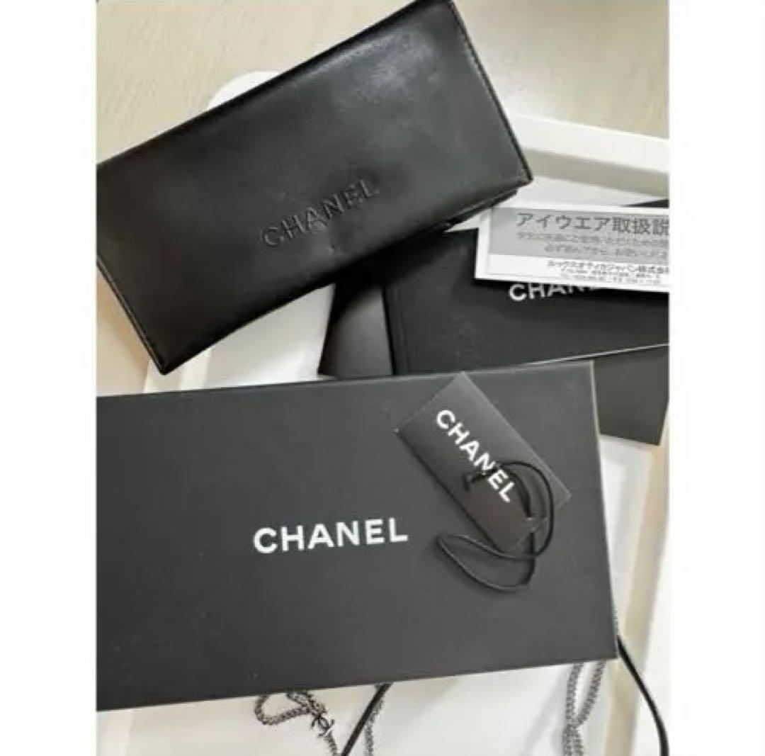 CHANEL ブラック ラウンド型 サングラス CHANEL ブラック ラウンドサングラス - メルカリ