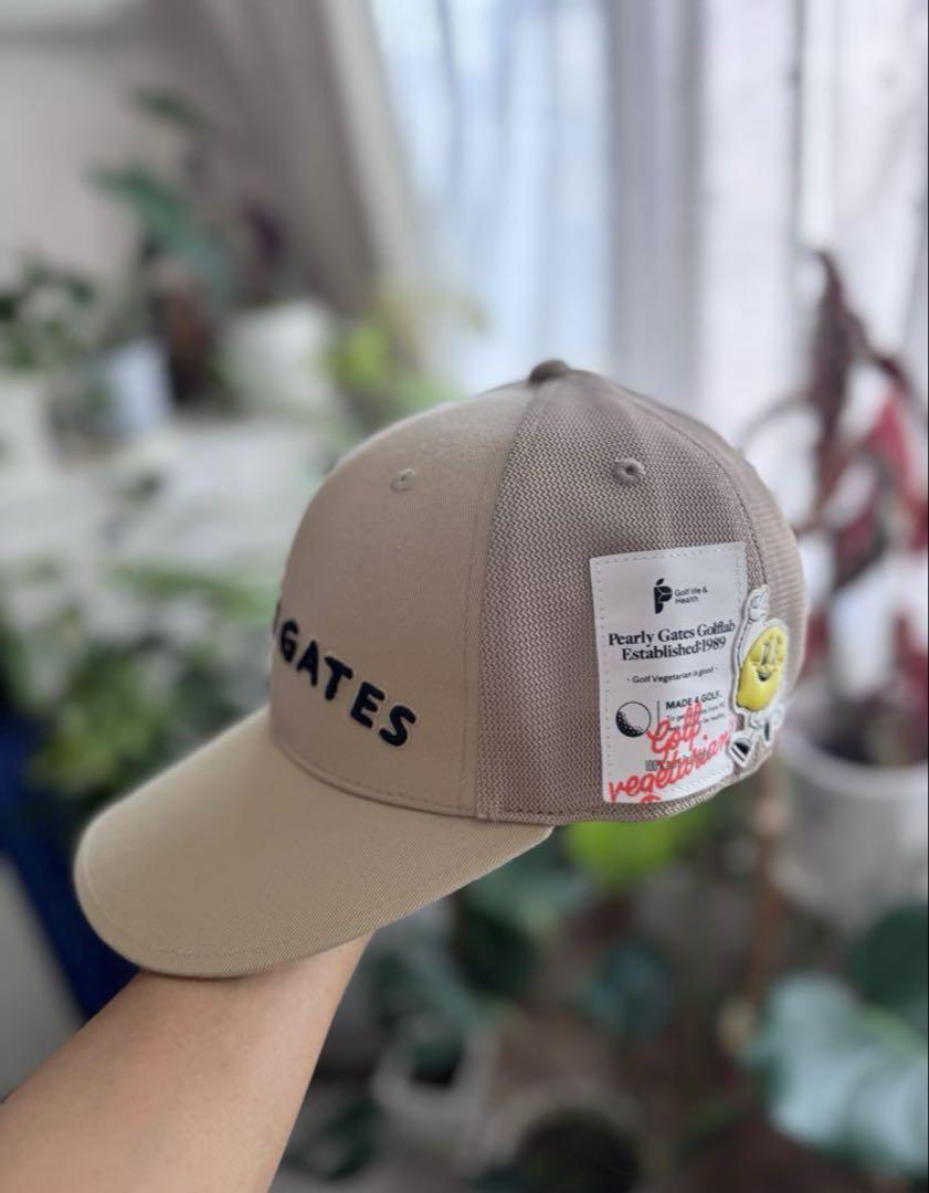 PEARLY GATES Bioネームリサイクルツイルキャップ (UNISEX)