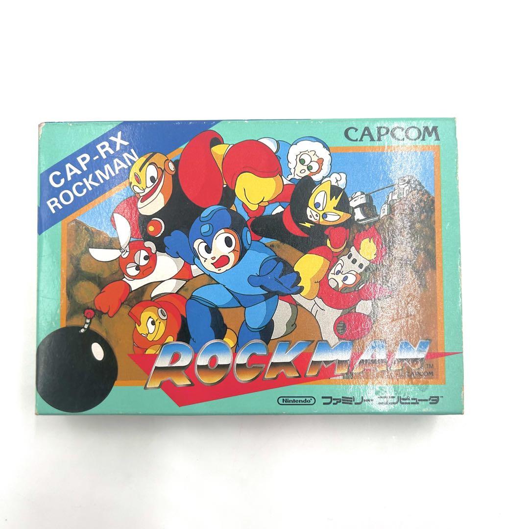 美品　完品　FC ファミコンソフト　ロックマン