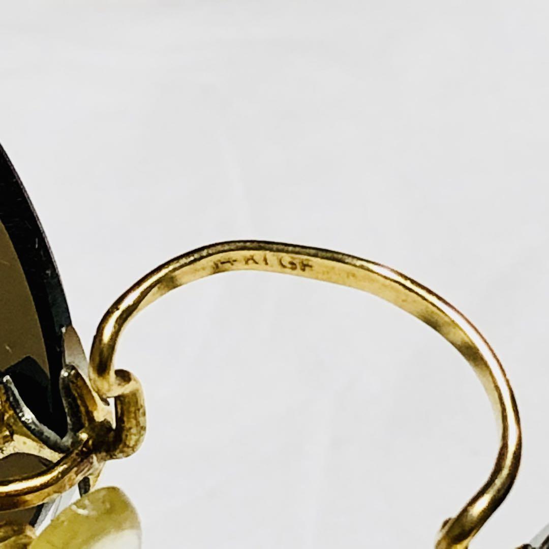 70’s SAVILE ROW 14KT GF 金張り サングラス ALGHA