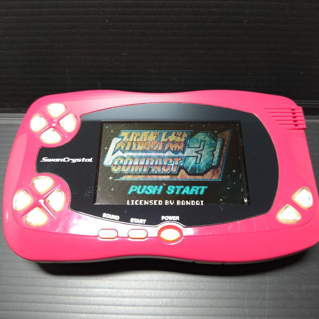 ワンダースワンクリスタル ワインレッド 起動 済BANDAI