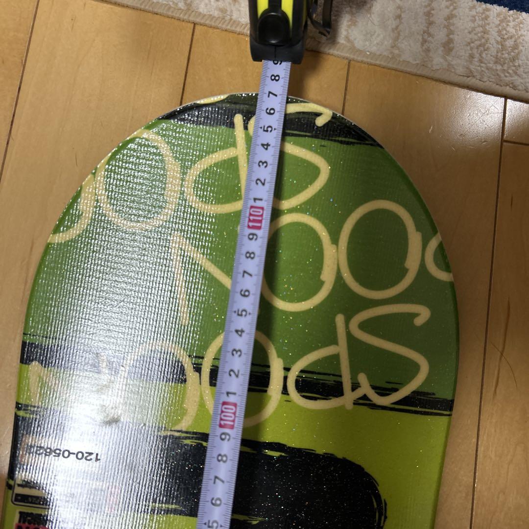 SPOON スノーボード 117cm ブーツ23〜24セット　2回使用