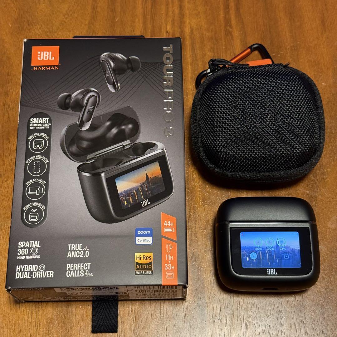 JBL TOUR PRO3 Black + 特典ケース 美品
