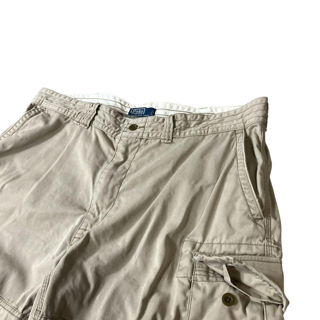 RALPH LAUREN ラルフローレン 00s カーゴショーツW40ベージュ系