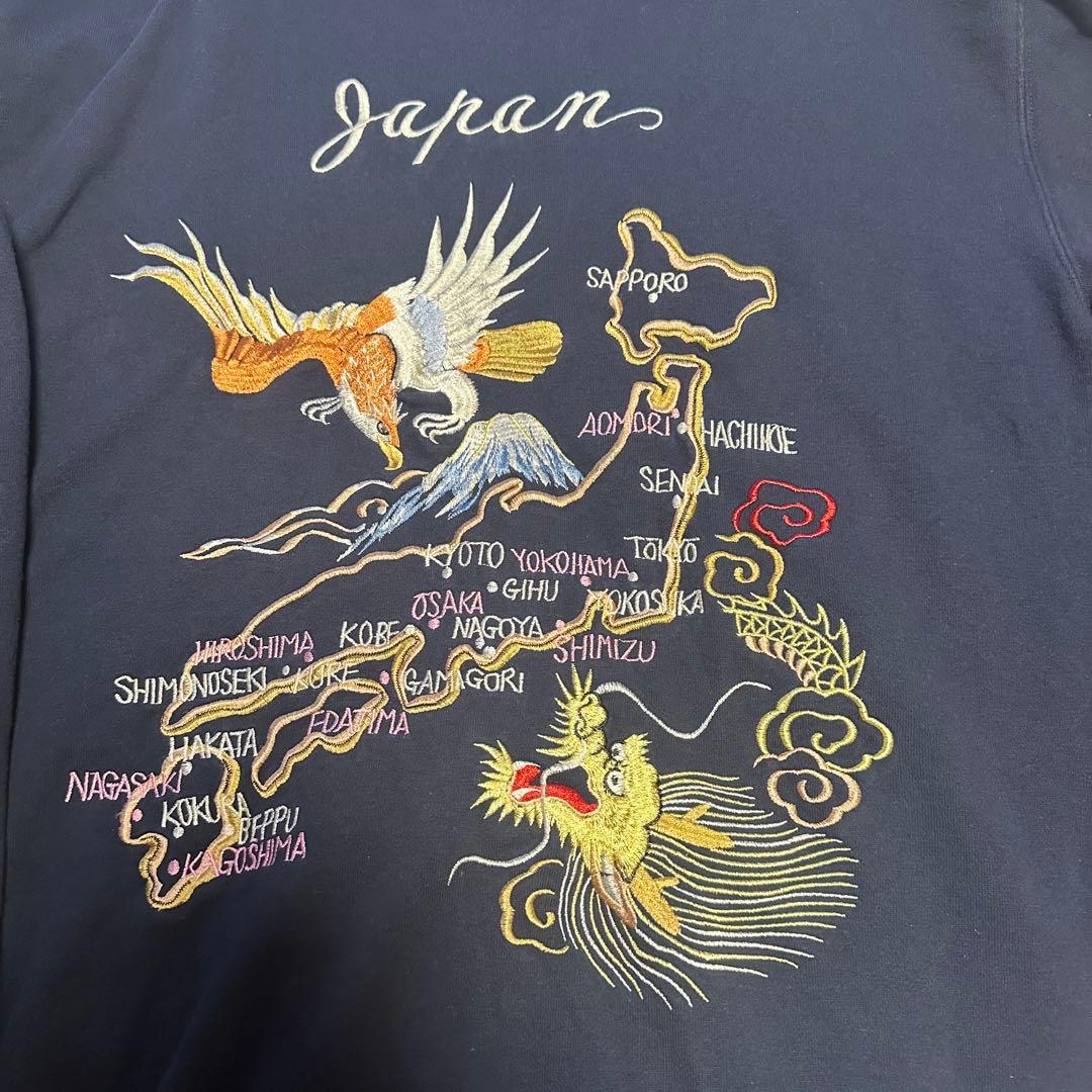 テーラー東洋×BEAMS 日本 富士 龍 鷲 刺繍 スカパーカー サイズ L