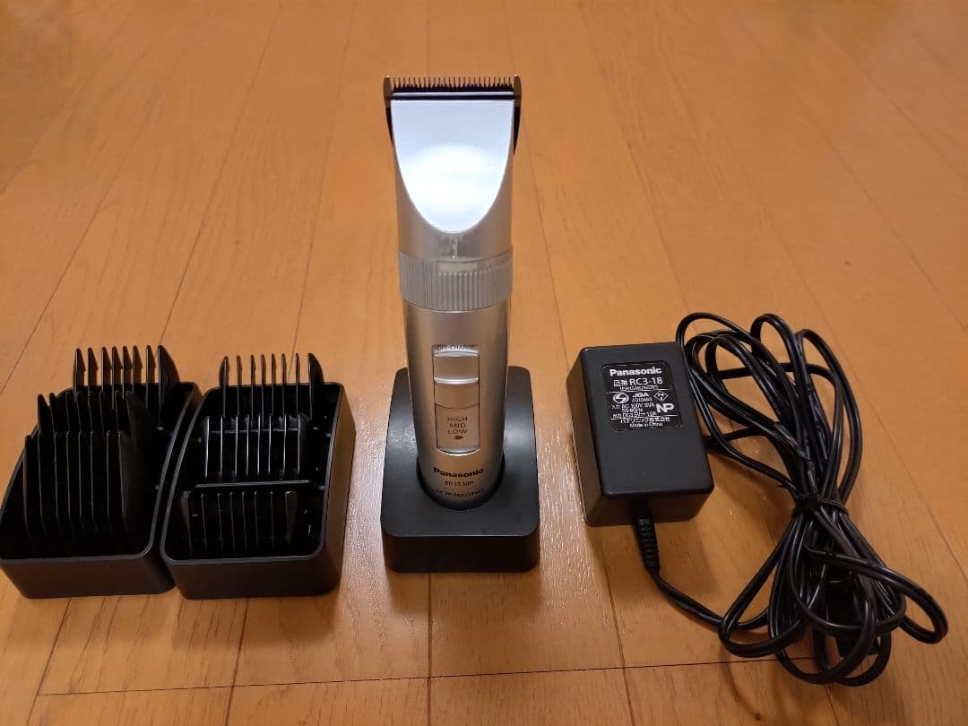 Panasonic ER1510P 充電式プロバリカン+アタッチメント付