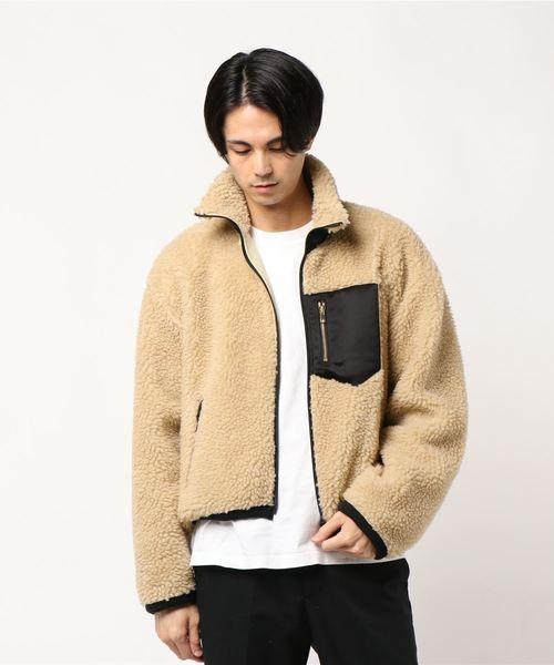 NEON SIGN Balloon Boa Jacket ネオンサイン フリース