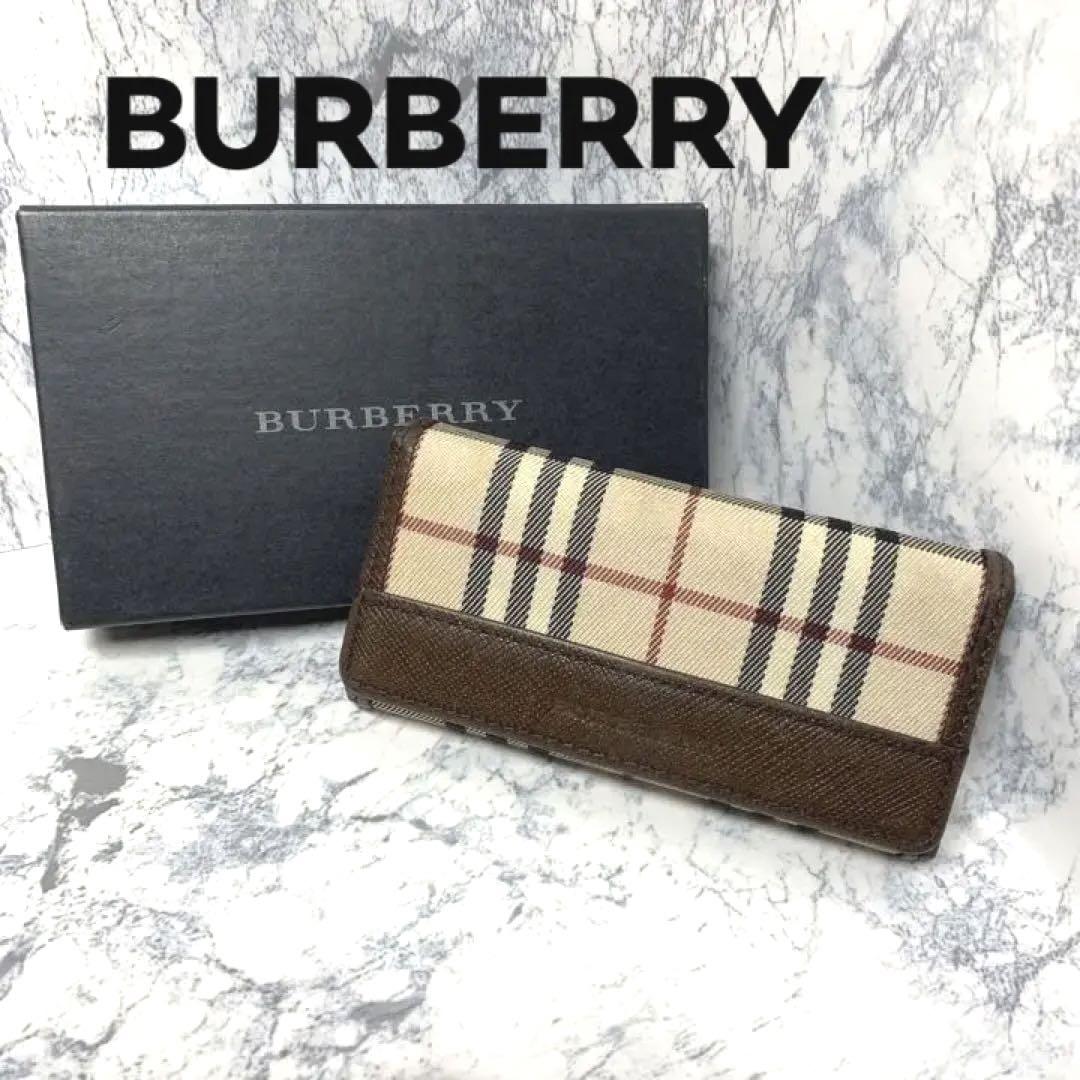 キーケース 【美品】Burberry バーバリー キーケース ブラウン ノバ 【セール】 《綺麗》ミュウミュウ リボン グレー キーケース クリスタル キーケース