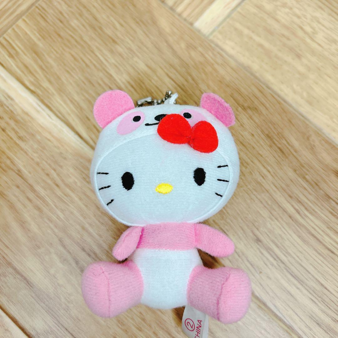 レア！サンリオ ハローキティ マスコット 着ぐるみ パンダ