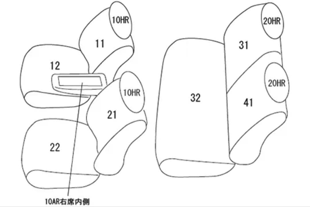 タフト シートカバー Clazzio ライン ED-6544 BRIGHTFACE_UK