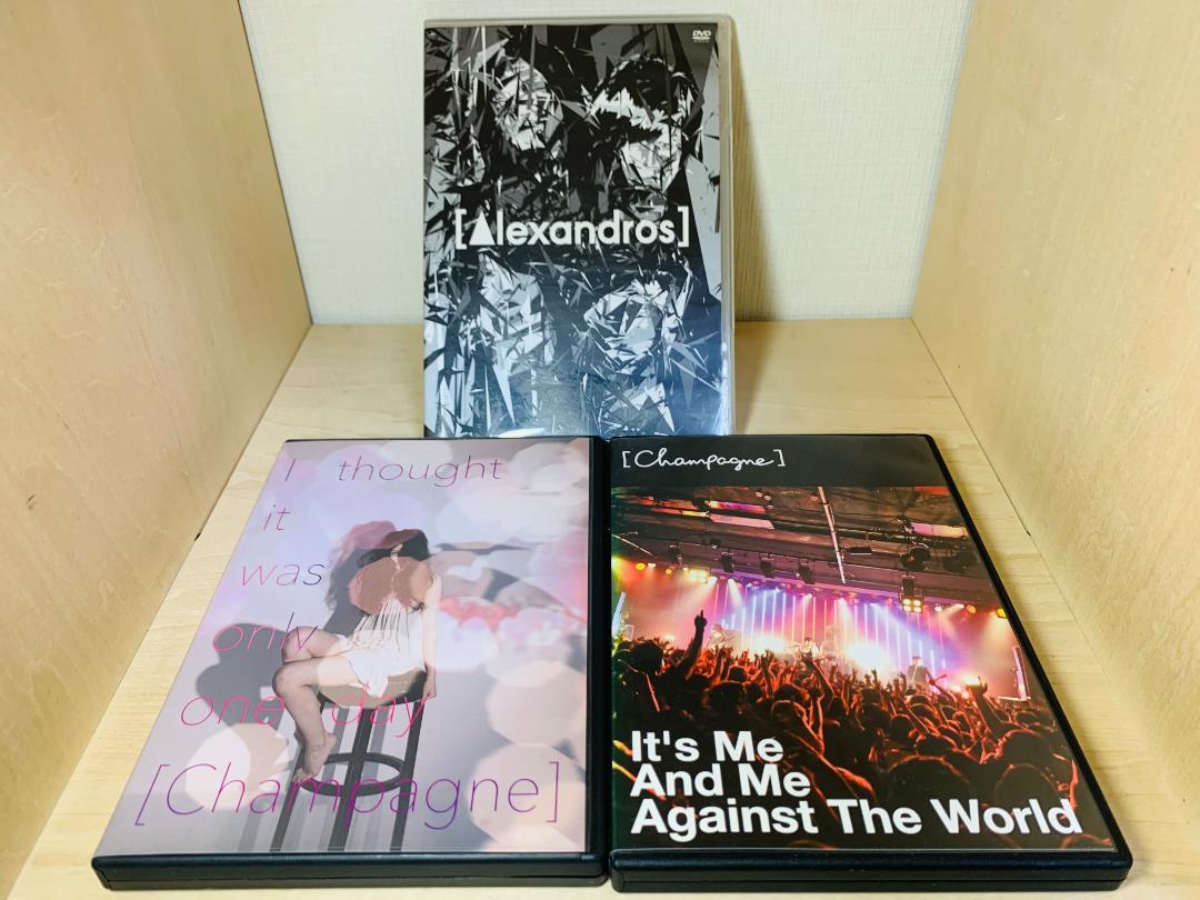 Alexandros］ [Champagne] ライブ DVD 3枚セット - メルカリ